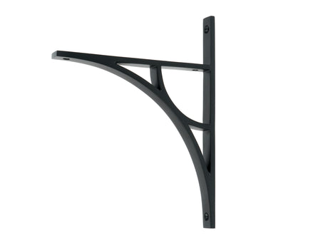 From The Anvil - Matt Black Tyne Shelf Bracket (260mm x 200mm) | Sku. 51174 | Trade Door Handles.