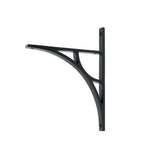 From The Anvil - Matt Black Tyne Shelf Bracket (260mm x 200mm) | Sku. 51174 | Trade Door Handles.