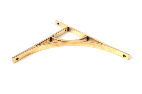 From The Anvil - Aged Brass Tyne Shelf Bracket (314mm x 250mm) | Sku. 51176 | Trade Door Handles.