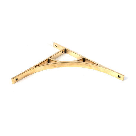 From The Anvil - Aged Brass Tyne Shelf Bracket (314mm x 250mm) | Sku. 51176 | Trade Door Handles.