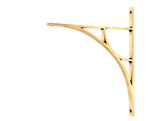 From The Anvil - Aged Brass Tyne Shelf Bracket (314mm x 250mm) | Sku. 51176 | Trade Door Handles.