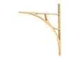 From The Anvil - Satin Brass Tyne Shelf Bracket (314mm x 250mm) | Sku. 51177 | Trade Door Handles.