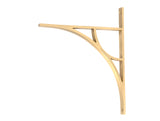 From The Anvil - Satin Brass Tyne Shelf Bracket (314mm x 250mm) | Sku. 51177 | Trade Door Handles.