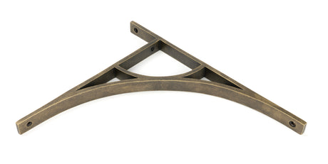From The Anvil - Burnished Brass Tyne Shelf Bracket (314mm x 250mm) | Sku. 51178 | Trade Door Handles.