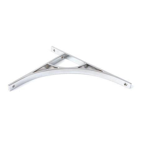 From The Anvil - Polished Chrome Tyne Shelf Bracket (314mm x 250mm) | Sku. 51179 | Trade Door Handles.