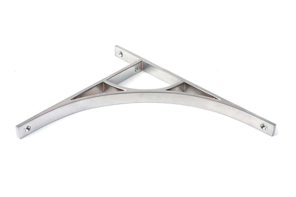 From The Anvil - Satin Chrome Tyne Shelf Bracket (314mm x 250mm) | Sku. 51180 | Trade Door Handles.