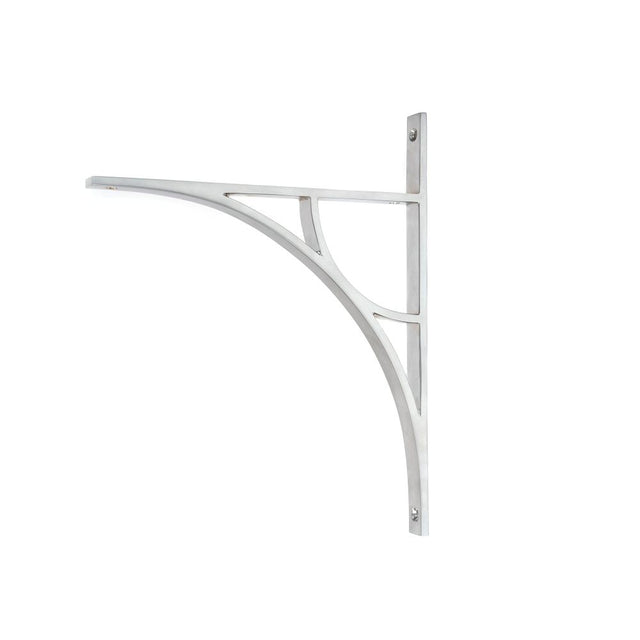 From The Anvil - Satin Chrome Tyne Shelf Bracket (314mm x 250mm) | Sku. 51180 | Trade Door Handles.