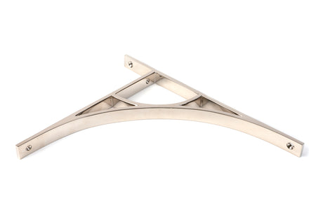 From The Anvil - Polished Nickel Tyne Shelf Bracket (314mm x 250mm) | Sku. 51181 | Trade Door Handles.