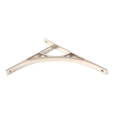 From The Anvil - Polished Nickel Tyne Shelf Bracket (314mm x 250mm) | Sku. 51181 | Trade Door Handles.
