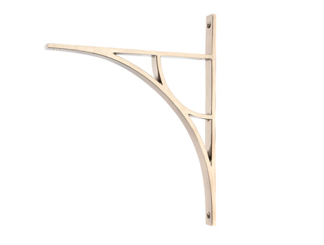 From The Anvil - Polished Nickel Tyne Shelf Bracket (314mm x 250mm) | Sku. 51181 | Trade Door Handles.