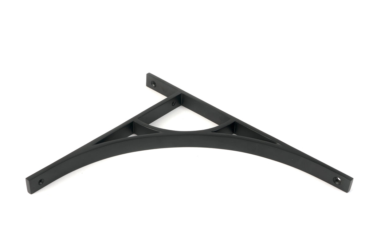 From The Anvil - Matt Black Tyne Shelf Bracket (314mm x 250mm) | Sku. 51184 | Trade Door Handles.