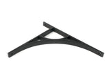From The Anvil - Matt Black Tyne Shelf Bracket (314mm x 250mm) | Sku. 51184 | Trade Door Handles.