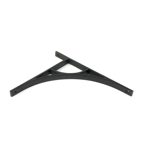 From The Anvil - Matt Black Tyne Shelf Bracket (314mm x 250mm) | Sku. 51184 | Trade Door Handles.