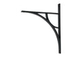 From The Anvil - Matt Black Tyne Shelf Bracket (314mm x 250mm) | Sku. 51184 | Trade Door Handles.