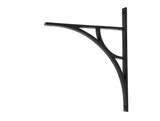 From The Anvil - Matt Black Tyne Shelf Bracket (314mm x 250mm) | Sku. 51184 | Trade Door Handles.