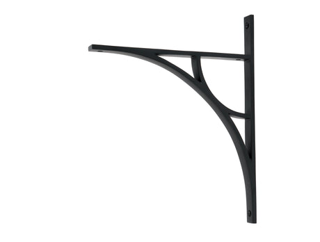 From The Anvil - Matt Black Tyne Shelf Bracket (314mm x 250mm) | Sku. 51184 | Trade Door Handles.