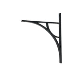 From The Anvil - Matt Black Tyne Shelf Bracket (314mm x 250mm) | Sku. 51184 | Trade Door Handles.