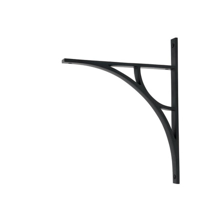 From The Anvil - Matt Black Tyne Shelf Bracket (314mm x 250mm) | Sku. 51184 | Trade Door Handles.