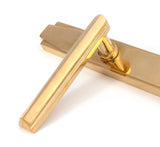 From The Anvil - Polished Brass Art Deco Slimline Lever Espag. Lock Set | Sku. 51185 | Trade Door Handles.