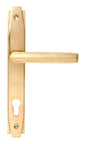 From The Anvil - Polished Brass Art Deco Slimline Lever Espag. Lock Set | Sku. 51185 | Trade Door Handles.