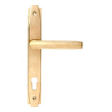 From The Anvil - Polished Brass Art Deco Slimline Lever Espag. Lock Set | Sku. 51185 | Trade Door Handles.