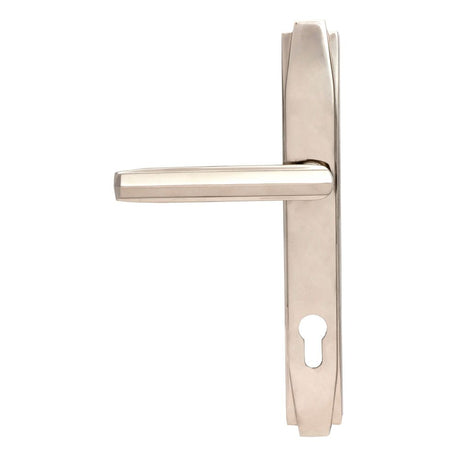 From The Anvil - Polished Nickel Art Deco Slimline Lever Espag. Lock Set | Sku. 51187 | Trade Door Handles.