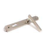 From The Anvil - Polished Nickel Art Deco Slimline Lever Espag. Lock Set | Sku. 51187 | Trade Door Handles.