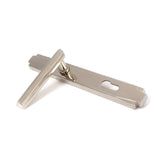 From The Anvil - Polished Nickel Art Deco Slimline Lever Espag. Lock Set | Sku. 51187 | Trade Door Handles.