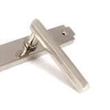 From The Anvil - Polished Nickel Art Deco Slimline Lever Espag. Lock Set | Sku. 51187 | Trade Door Handles.