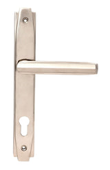 From The Anvil - Polished Nickel Art Deco Slimline Lever Espag. Lock Set | Sku. 51187 | Trade Door Handles.