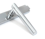 From The Anvil - Polished Chrome Art Deco Slimline Lever Espag. Lock Set | Sku. 51188 | Trade Door Handles.
