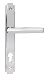 From The Anvil - Polished Chrome Art Deco Slimline Lever Espag. Lock Set | Sku. 51188 | Trade Door Handles.