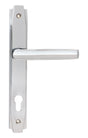 From The Anvil - Polished Chrome Art Deco Slimline Lever Espag. Lock Set | Sku. 51188 | Trade Door Handles.