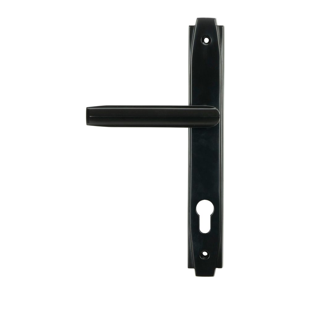 From The Anvil - Aged Bronze Art Deco Slimline Lever Espag. Lock Set | Sku. 51189 | Trade Door Handles.