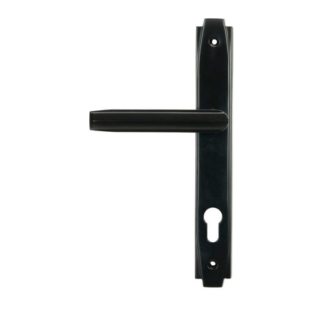 From The Anvil - Aged Bronze Art Deco Slimline Lever Espag. Lock Set | Sku. 51189 | Trade Door Handles.