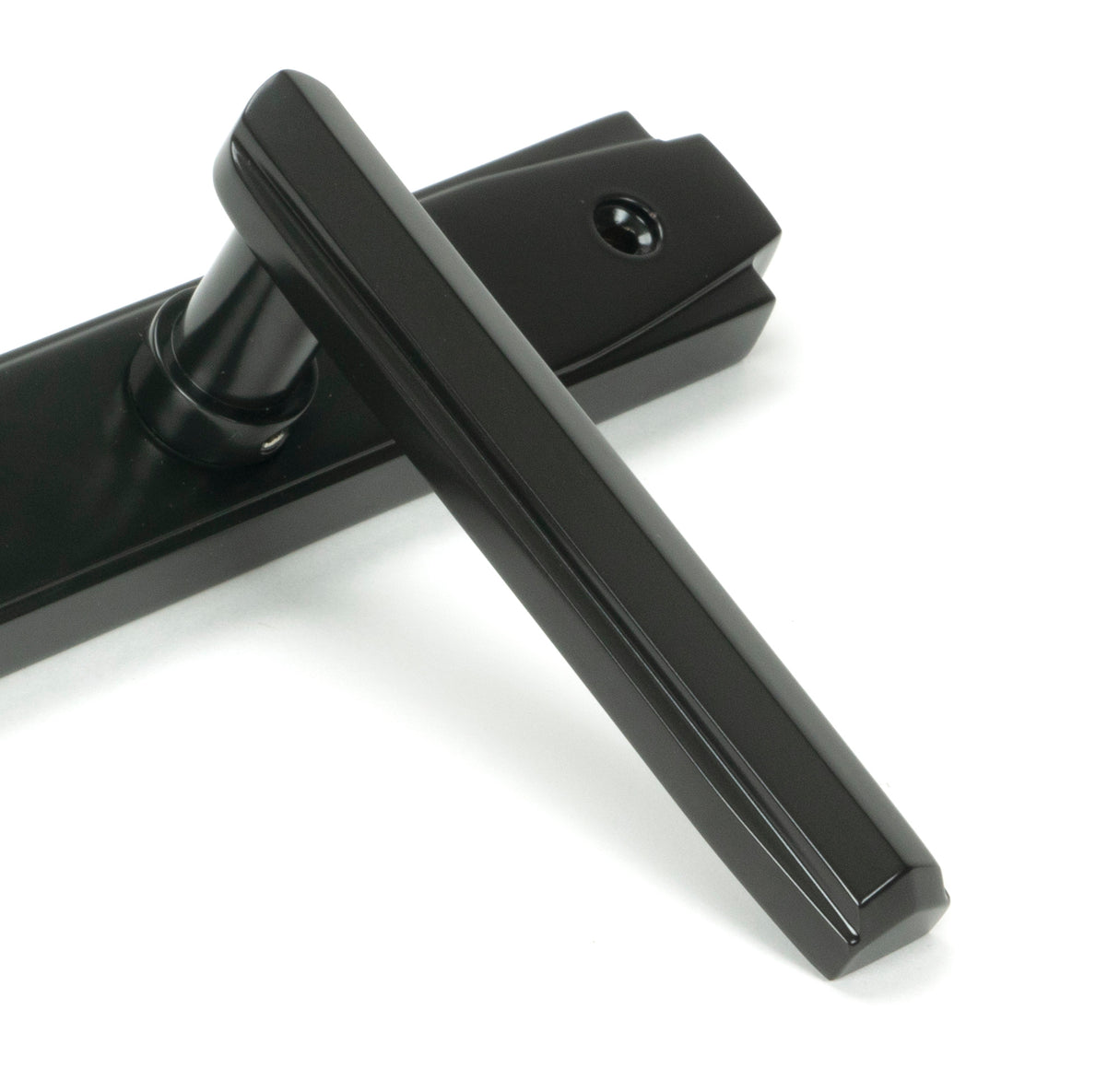 From The Anvil - Aged Bronze Art Deco Slimline Lever Espag. Lock Set | Sku. 51189 | Trade Door Handles.