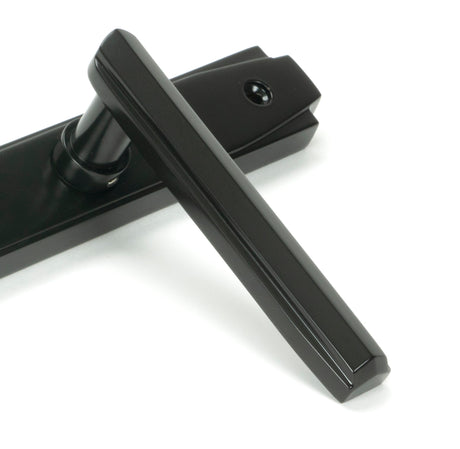 From The Anvil - Aged Bronze Art Deco Slimline Lever Espag. Lock Set | Sku. 51189 | Trade Door Handles.