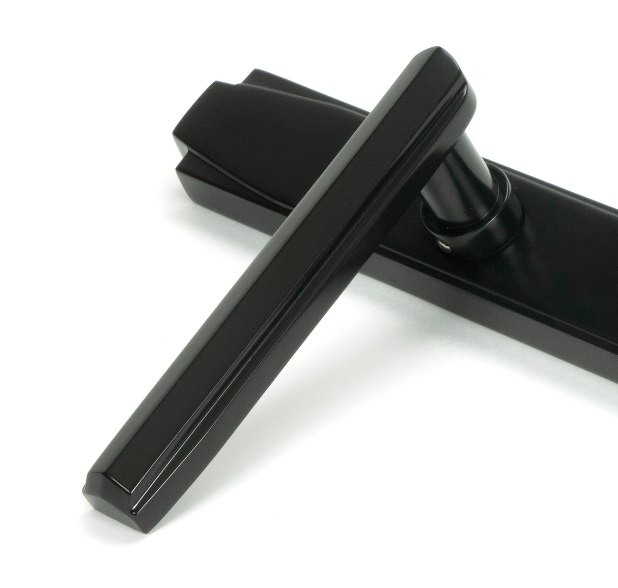 From The Anvil - Aged Bronze Art Deco Slimline Lever Espag. Lock Set | Sku. 51189 | Trade Door Handles.