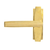 From The Anvil - Polished Brass Art Deco Lever on Rose Set | Sku. 51191 | Trade Door Handles.