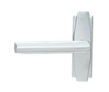 From The Anvil - Polished Chrome Art Deco Lever on Rose Set | Sku. 51194 | Trade Door Handles.