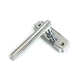 From The Anvil - Polished Chrome Art Deco Lever on Rose Set | Sku. 51194 | Trade Door Handles.