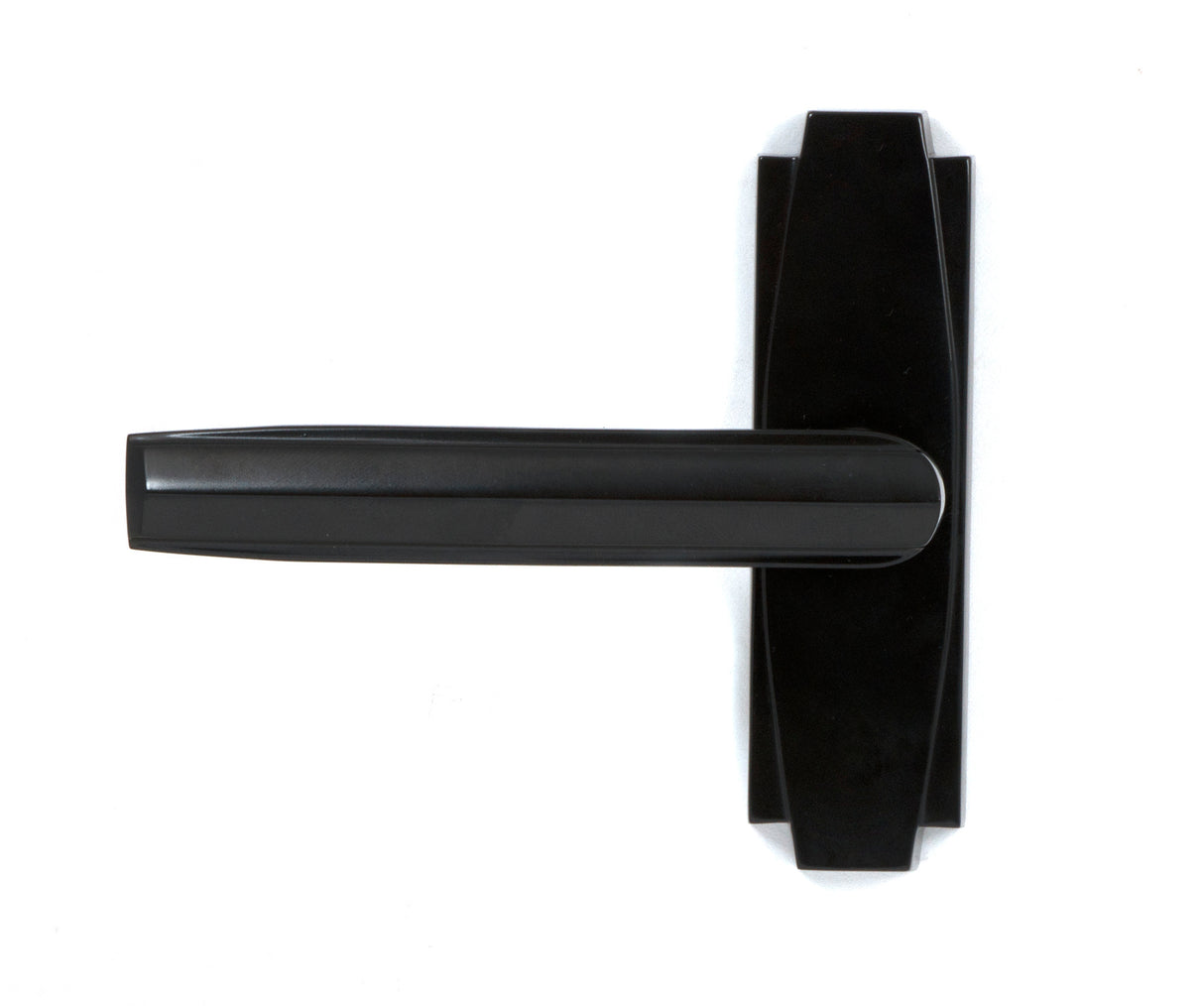 From The Anvil - Aged Bronze Art Deco Lever on Rose Set | Sku. 51195 | Trade Door Handles.
