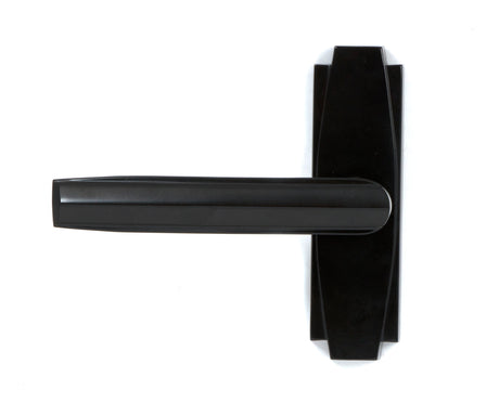 From The Anvil - Aged Bronze Art Deco Lever on Rose Set | Sku. 51195 | Trade Door Handles.