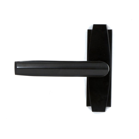 From The Anvil - Aged Bronze Art Deco Lever on Rose Set | Sku. 51195 | Trade Door Handles.