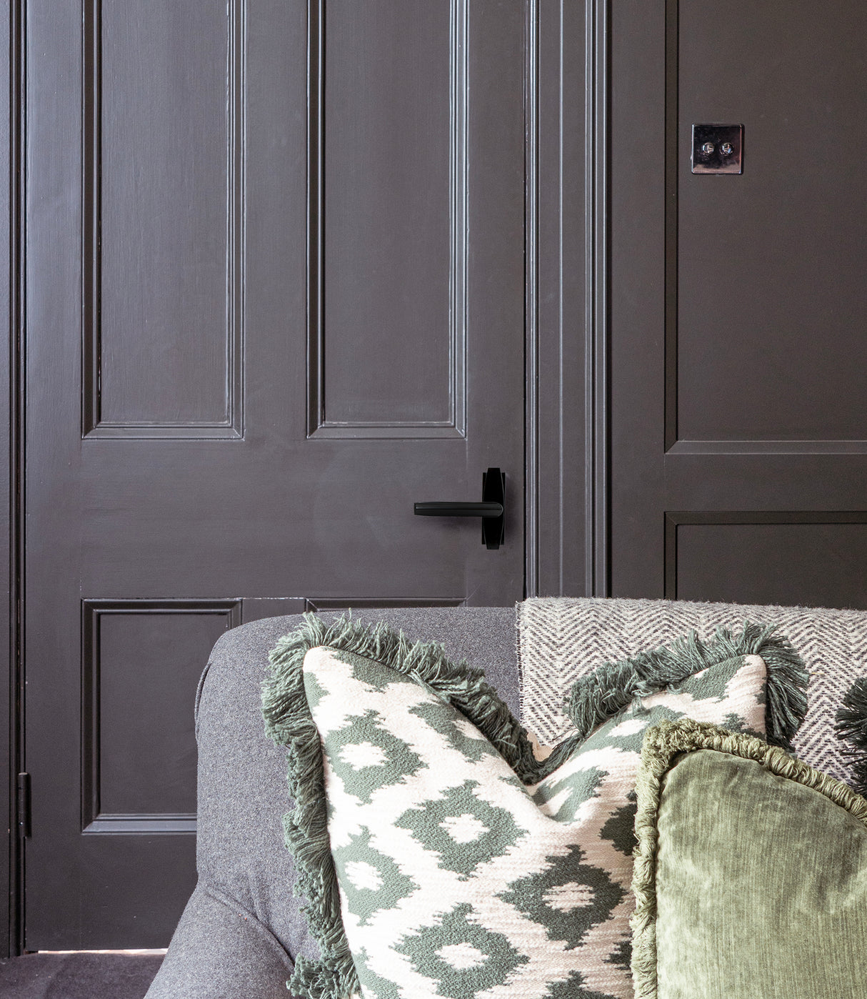 From The Anvil - Aged Bronze Art Deco Lever on Rose Set | Sku. 51195 | Trade Door Handles.