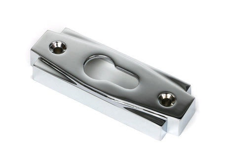 From The Anvil - Polished Chrome Art Deco Euro Escutcheon | Sku. 51200 | Trade Door Handles.