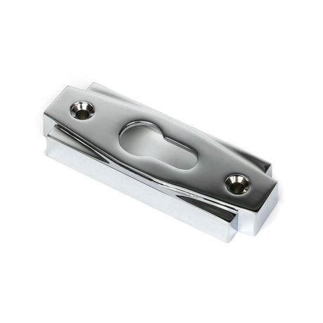 From The Anvil - Polished Chrome Art Deco Euro Escutcheon | Sku. 51200 | Trade Door Handles.