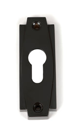 From The Anvil - Aged Bronze Art Deco Euro Escutcheon | Sku. 51201 | Trade Door Handles.