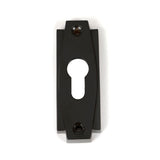 From The Anvil - Aged Bronze Art Deco Euro Escutcheon | Sku. 51201 | Trade Door Handles.
