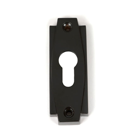 From The Anvil - Aged Bronze Art Deco Euro Escutcheon | Sku. 51201 | Trade Door Handles.